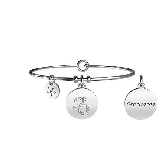Bracciale Kidult Donna Symbols in Acciaio 231588 CAPRICORNO - 231588 CAPRICORNO